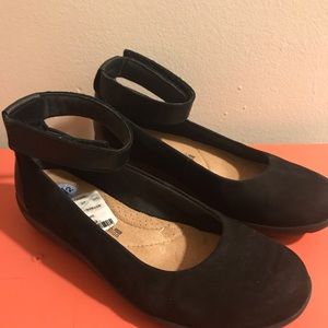 Black Mary Janes with ankle strap